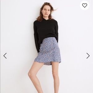 Madewell Porch Side Button Mini Skirt